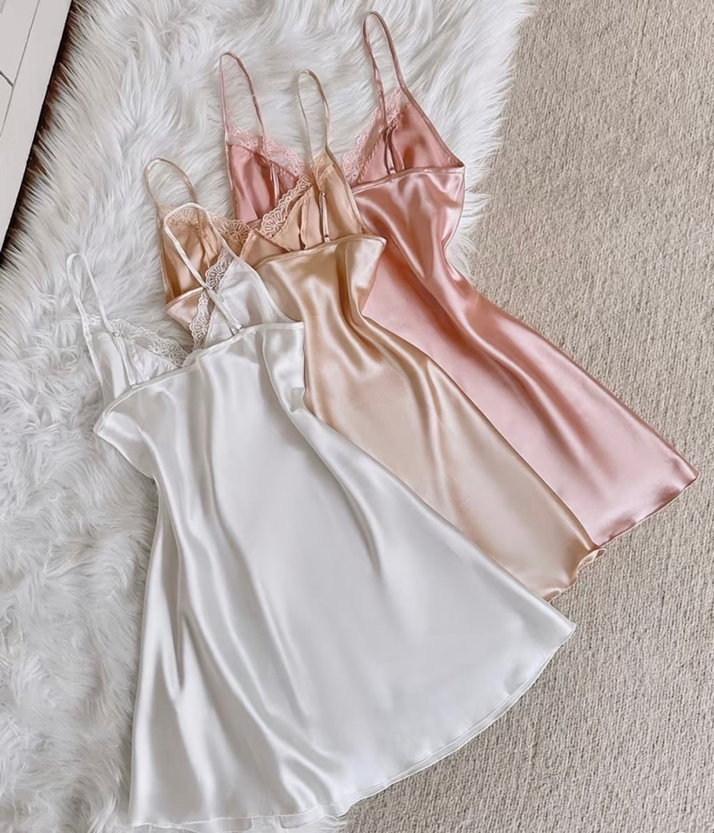 Soft Muse Satin Dress